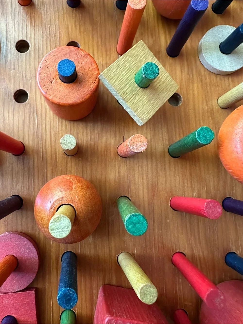 Vintage wooden peg